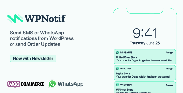 WPNotif: WordPress SMS & WhatsApp Notifications | Resource Heaven